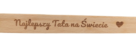 Łyżka do Butów z Grawerem Najlepszy Tata - Prezent dla Taty na Dzień Ojca Święta Urodziny