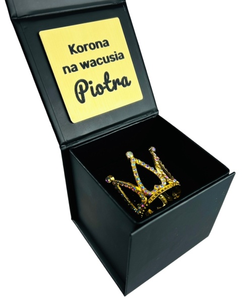 Korona na Wacusia - Śmieszny Prezent dla Niego Męża Chłopaka Faceta Mężczyzny na Walentynki Urodziny Święta