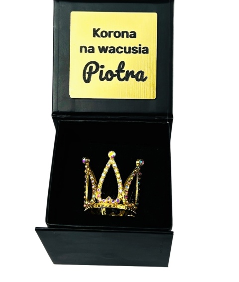 Korona na Wacusia - Śmieszny Prezent dla Niego Męża Chłopaka Faceta Mężczyzny na Walentynki Urodziny Święta