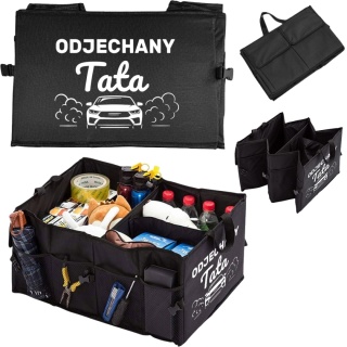 Organizer do Bagażnika Odjechany Tata - Prezent dla Taty na Dzień Ojca Święta Urodziny