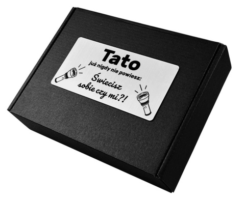 Zestaw dla Taty Świecące Rękawiczki + Latarka Czołówka - Prezent dla Taty na Dzień Ojca Święta Urodziny