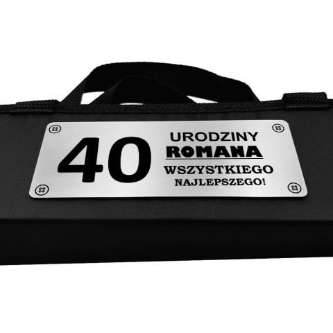 Zestaw do Grilla z Grawerem - Prezent dla Faceta Mężczyzny Męża Chłopaka na Urodziny Święta Akcesoria