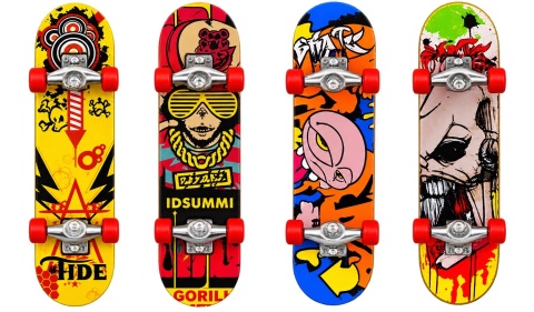 Mini Deskorolka na Palce Fingerboard + Życzenia - Prezent na Dzień Chłopaka do Szkoły Przedszkola Klasy