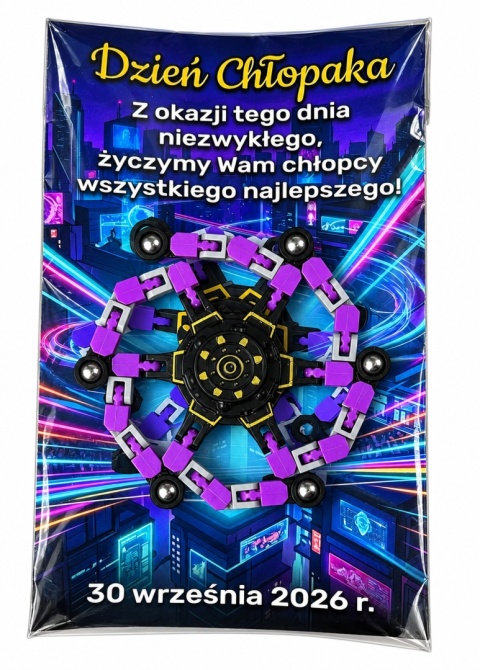 Fidget Spinner Robot do Składania - Prezent na Dzień Chłopaka Szkoła Przedszkole