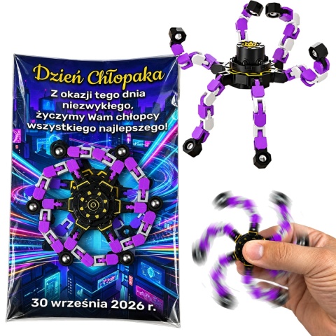 Fidget Spinner Robot do Składania - Prezent na Dzień Chłopaka Szkoła Przedszkole