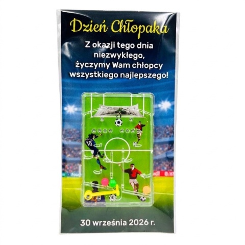 Gra Piłka Nożna + Życzenia - prezent na Dzień Chłopaka