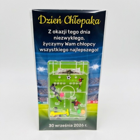 Gra Piłka Nożna + Życzenia - prezent na Dzień Chłopaka