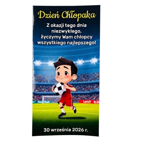 Gra Piłka Nożna + Życzenia - prezent na Dzień Chłopaka