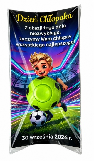 Fidget Spinner Piłka + Życzenia - prezent na Dzień Chłopaka szkoła przedszkole
