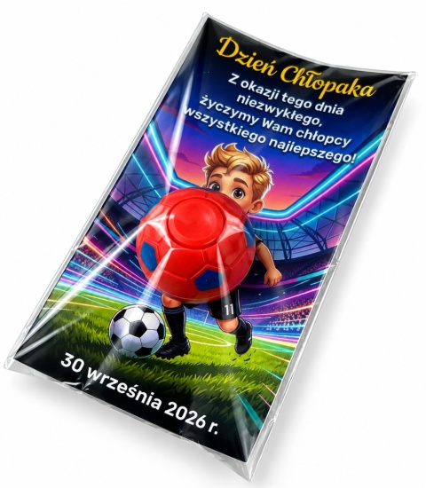 Fidget Spinner Piłka + Życzenia - prezent na Dzień Chłopaka szkoła przedszkole