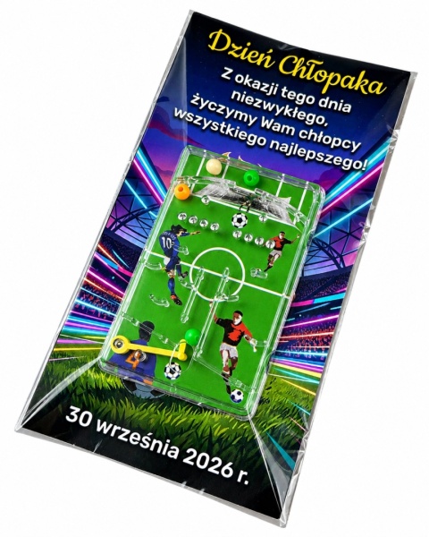 Gra Piłka Nożna + Życzenia - prezent na Dzień Chłopaka Szkoła Przedszkole Szkółka Piłkarska