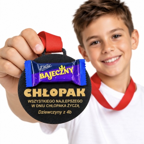Medal Bajeczny Chłopak - prezent na Dzień Chłopaka do szkoły przedszkola
