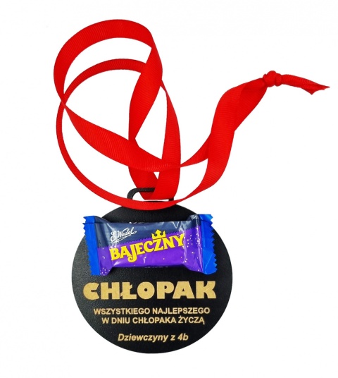 Medal Bajeczny Facet - prezent na Dzień Chłopaka dla Kolegi z Pracy Szkoły