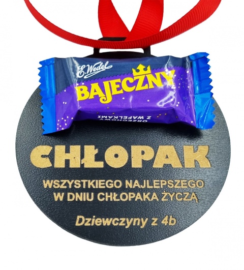 Medal Bajeczny Facet - prezent na Dzień Chłopaka dla Kolegi z Pracy Szkoły