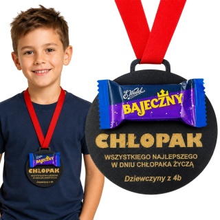 Medal Bajeczny Chłopak - prezent na Dzień Chłopaka do szkoły przedszkola