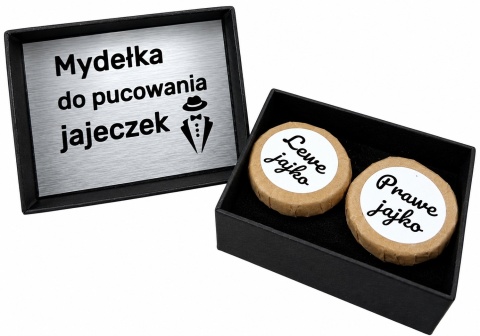 Mydełka Do Pucowania Jajeczek - Śmieszny Prezent na Dzień Chłopaka dla Kolegów z Pracy Szkoły Praca Szkoła
