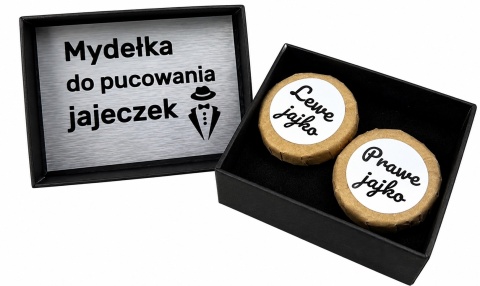 Mydełka Do Pucowania Jajeczek - Śmieszny Prezent na Dzień Chłopaka dla Kolegów z Pracy Szkoły Praca Szkoła