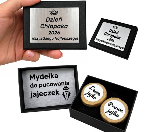 Mydełka Do Pucowania Jajeczek - Śmieszny Prezent na Dzień Chłopaka dla Kolegów z Pracy Szkoły Praca Szkoła
