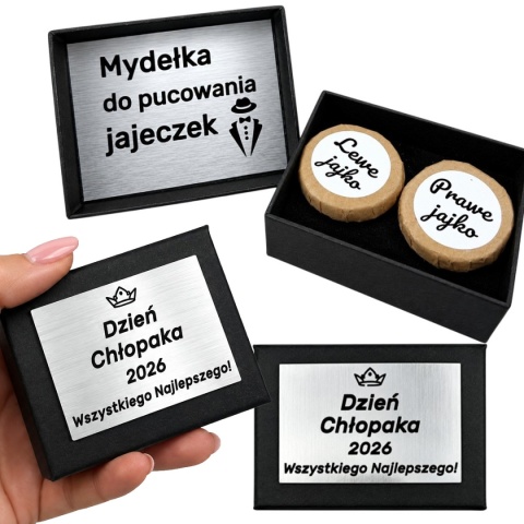 Mydełka Do Pucowania Jajeczek - Śmieszny Prezent na Dzień Chłopaka dla Kolegów z Pracy Szkoły Praca Szkoła