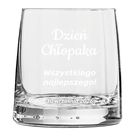 Szklanka do Whisky z grawerem - prezent na Dzień Chłopaka dla kolegi z pracy