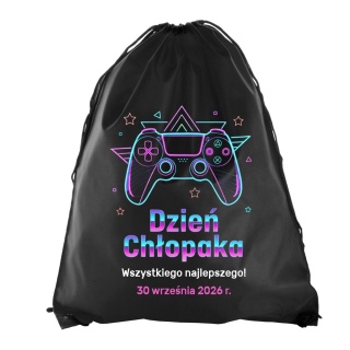 Worek Plecak dla Fana Gier - Prezent na Dzień Chłopaka dla Chłopców ze Szkoły Przedszkola