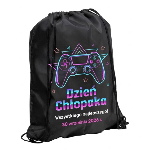 Worek Plecak dla Fana Gier - Prezent na Dzień Chłopaka dla Chłopców ze Szkoły Przedszkola