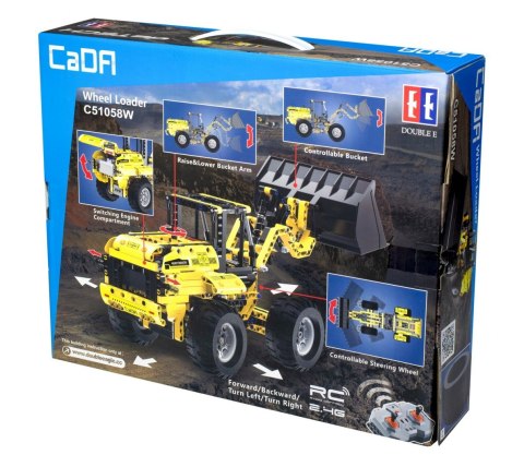 Koparka ładowarka RC klocki CADFI CW Koparka ładowarka RC klocki CADFI CW