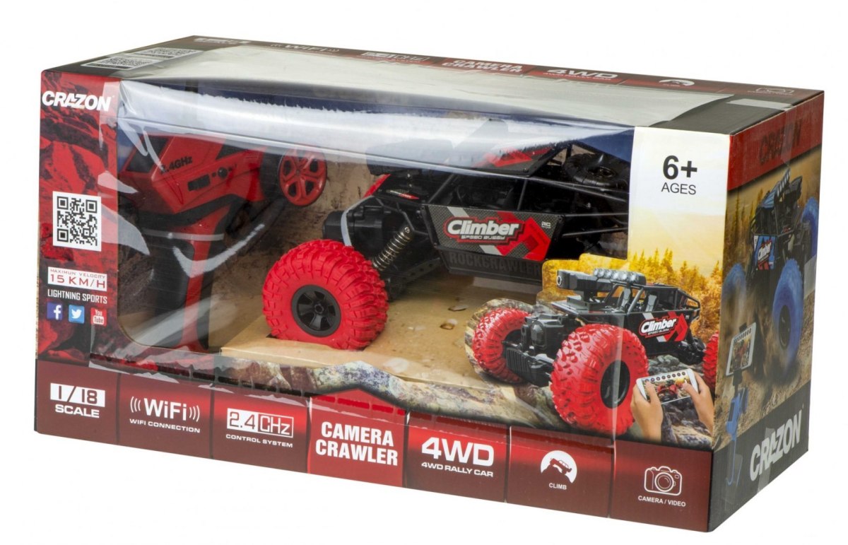 Samochód RC Climber Crazon 2.4Ghz 4WD Kamera WiFi Samochód RC Climber Crazon 2.4Ghz 4WD Kamera WiFi
