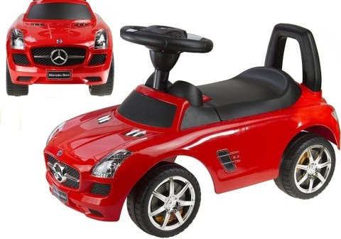 Jeździk Mercedes-Benz z Kierownicą Czerwony Jeździk Mercedes-Benz z Kierownicą Czerwony