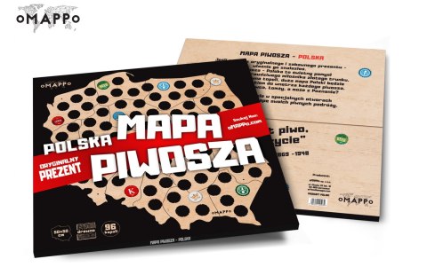 MAPA PIWOSZA Polska na kapsle MAPA PIWOSZA Polska na kapsle