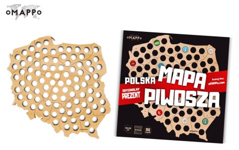 MAPA PIWOSZA Polska na kapsle MAPA PIWOSZA Polska na kapsle