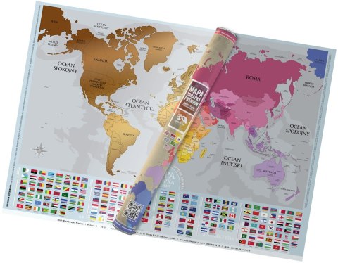 Mapa Zdrapka Świata PREMIUM GOLD Mapa Zdrapka Świata PREMIUM GOLD