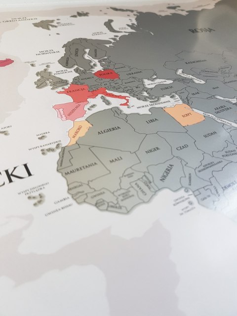 Mapa zdrapka Świata PREMIUM Mapa zdrapka Świata PREMIUM