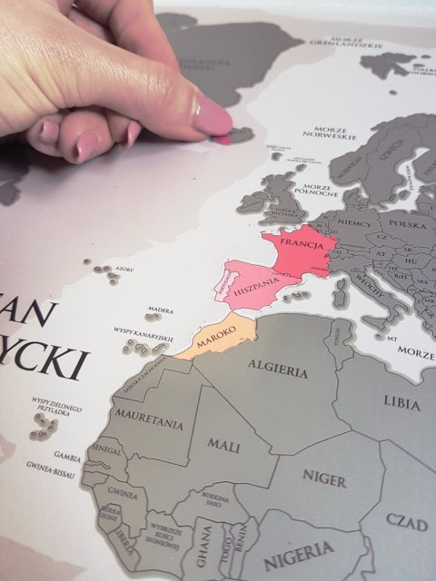Mapa zdrapka Świata PREMIUM Mapa zdrapka Świata PREMIUM