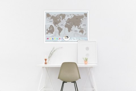 Mapa zdrapka Świata PREMIUM Mapa zdrapka Świata PREMIUM