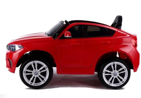 Auto na Akumulator X6 Czerwone Skóra, EVA Auto na Akumulator X6 Czerwone Skóra, EVA