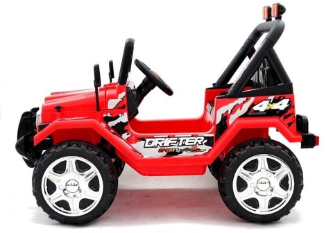 Auto na Akumulator Raptor 2x45 dwuosobowy Czerwony Auto na Akumulator Raptor 2x45 dwuosobowy Czerwony