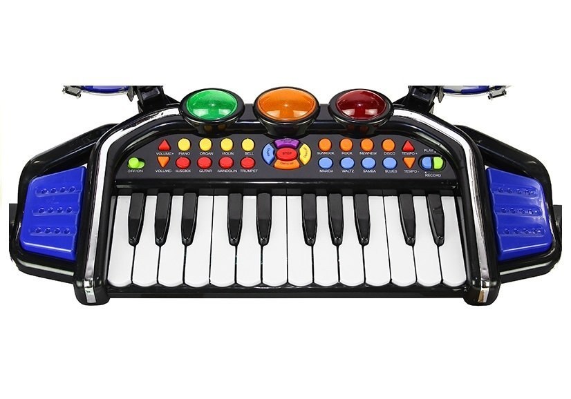 Duży Zestaw Perkusja + Keyboard 2w1 70 cm x 85 cm Duży Zestaw Perkusja + Keyboard 2w1 70 cm x 85 cm