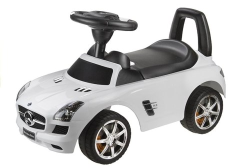 Jeździk Mercedes-Benz z Kierownicą Biały Jeździk Mercedes-Benz z Kierownicą Biały