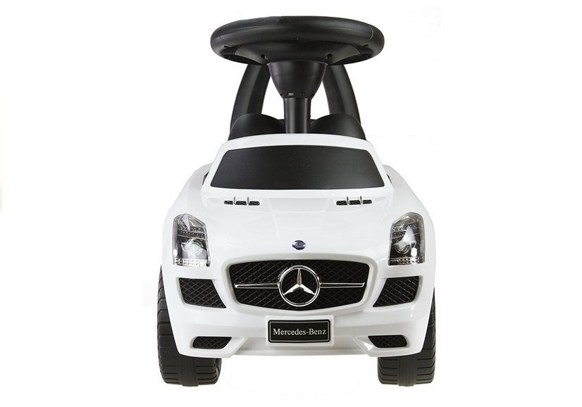 Jeździk Mercedes-Benz z Kierownicą Biały Jeździk Mercedes-Benz z Kierownicą Biały