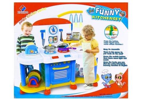 Kuchnia Na Baterie Funny Zhibo + Kran Toster Zegar Kuchnia Na Baterie Funny Zhibo + Kran Toster Zegar