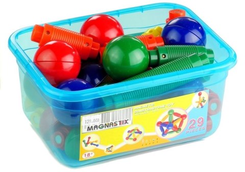Magnastix Klocki Magnetyczne Dla Dzieci 29 Klocków Magnastix Klocki Magnetyczne Dla Dzieci 29 Klocków