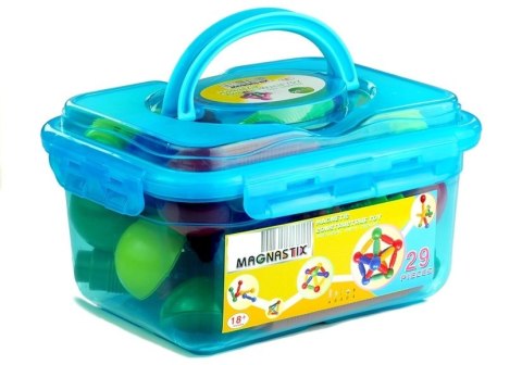 Magnastix Klocki Magnetyczne Dla Dzieci 29 Klocków Magnastix Klocki Magnetyczne Dla Dzieci 29 Klocków