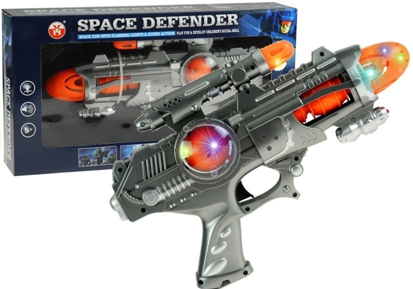 Pistolet Space Defender Światło Dźwięk 2 Modele Pistolet Space Defender Światło Dźwięk 2 Modele