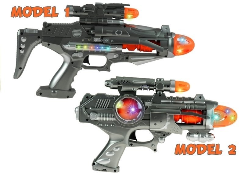 Pistolet Space Defender Światło Dźwięk 2 Modele Pistolet Space Defender Światło Dźwięk 2 Modele