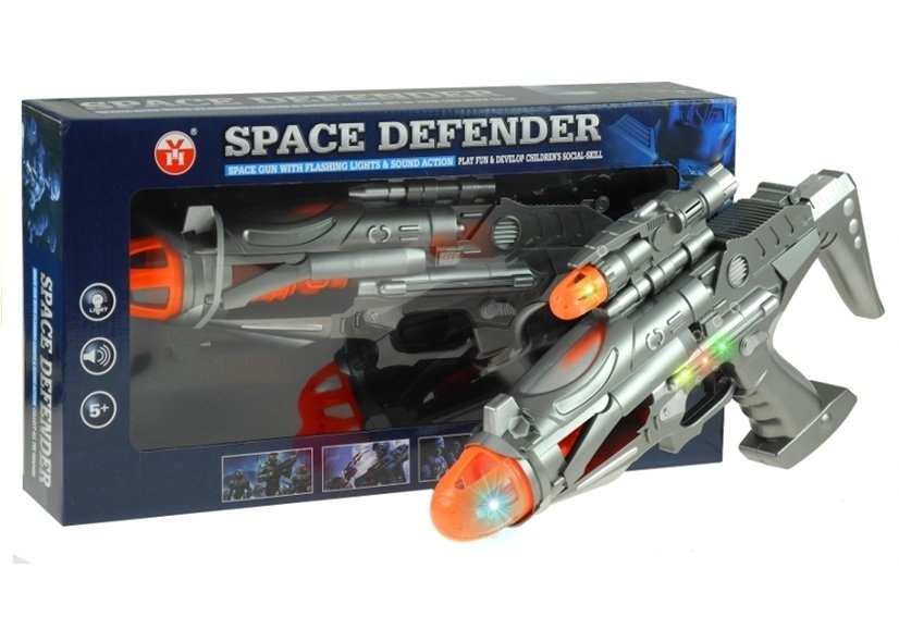 Pistolet Space Defender Światło Dźwięk 2 Modele Pistolet Space Defender Światło Dźwięk 2 Modele