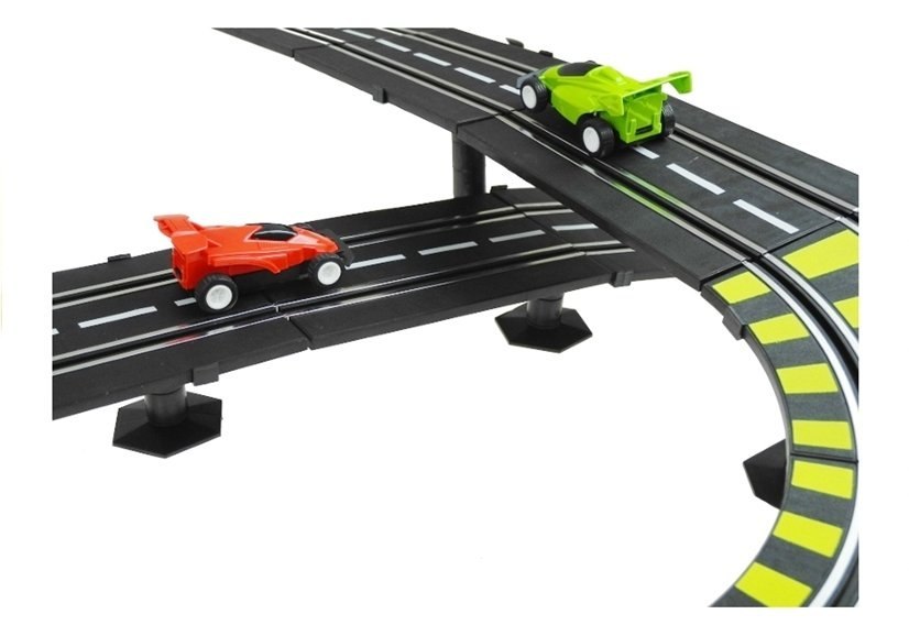 Tor Wyścigowy 11 Metrów + 2 Autka - ZASILACZ Tor Wyścigowy 11 Metrów + 2 Autka - ZASILACZ