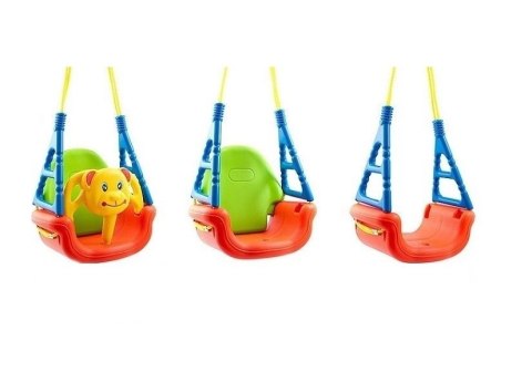 Wygodna Huśtawka Miś 3w1 Regulowana Kubełkowa 6m + Wygodna Huśtawka Miś 3w1 Regulowana Kubełkowa 6m +