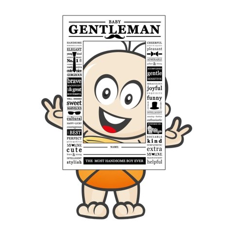 Baby Gentleman - Śliniak z rękawami Baby Gentleman - Śliniak z rękawami