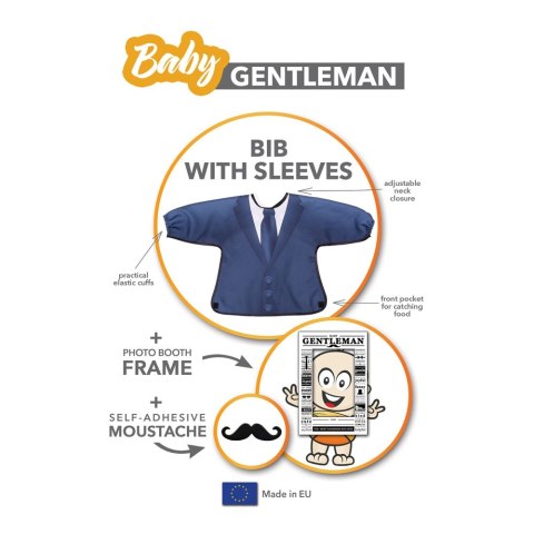 Baby Gentleman - Śliniak z rękawami Baby Gentleman - Śliniak z rękawami